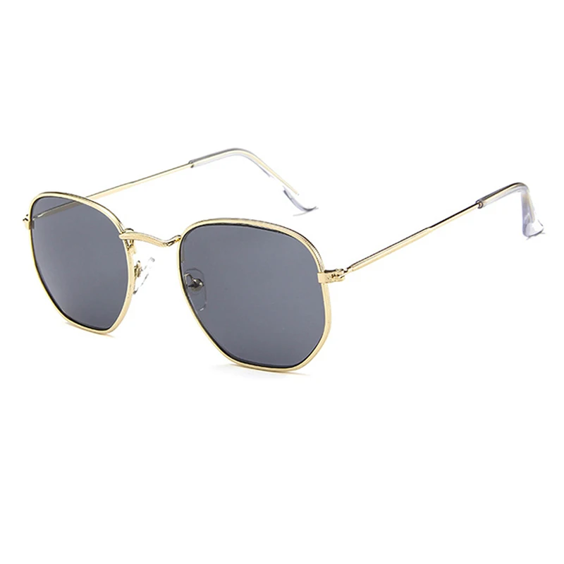 Стимпанк прозрачные Роскошные брендовые дизайнерские солнцезащитные очки для глаз, женские винтажные Ретро фестивальные голубые шестигранные солнцезащитные очки для девушек, женщин и мужчин