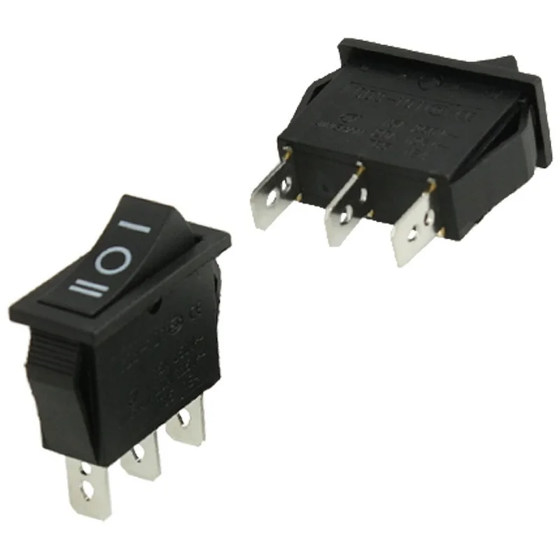 5 шт. x AC 10 a/250 V 15A/125V 3 Pin SPDT ВКЛ ВЫКЛ ВКЛ. положения кулисный переключатель для