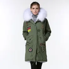 Флаг Германии с настоящим воротником, модное длинное пальто унисекс с мехом, теплая кремовая подкладка из искусственного меха женская меховая куртка и пальто