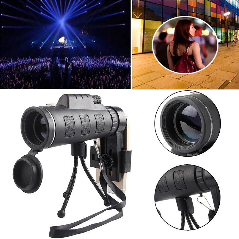 New Camping equipment Seiko Telescope Ultra High power 40X60 Portable HD Night Vision WaterProof Monocular #4DC10 (8)