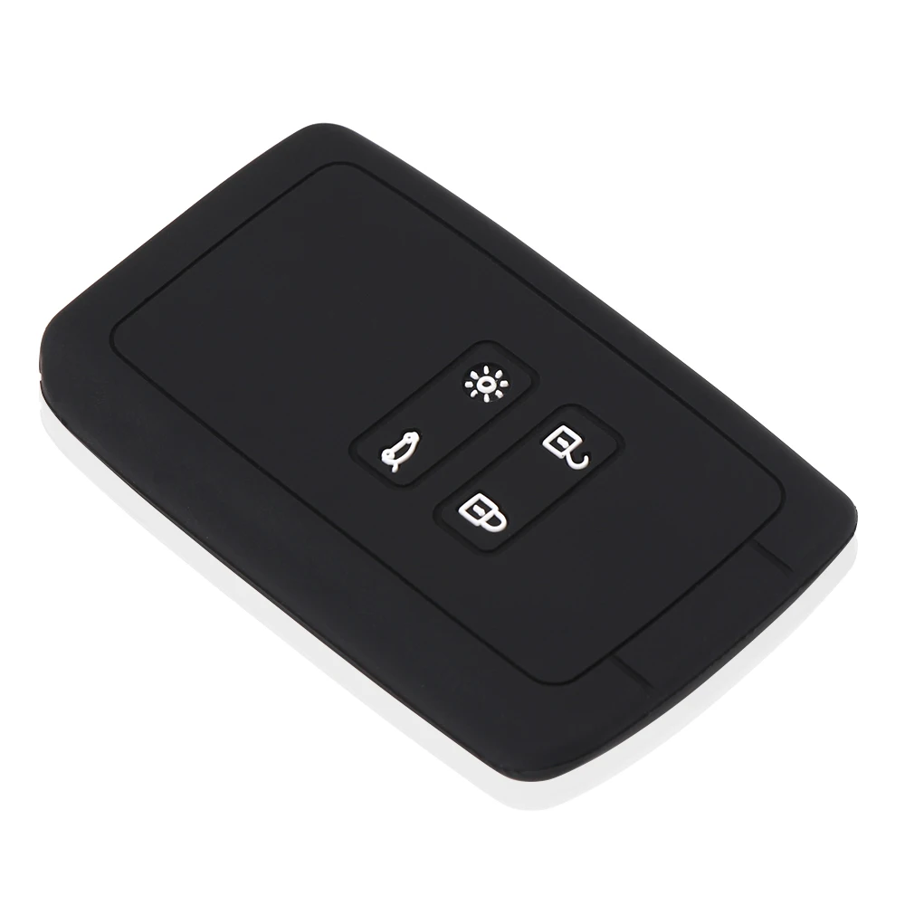 

Car 4 Buttons Silicone Rubber Key Fob Cover Case Shell For Renault koleos Kadjar 2016 2017 2018 Multi-color Optional
