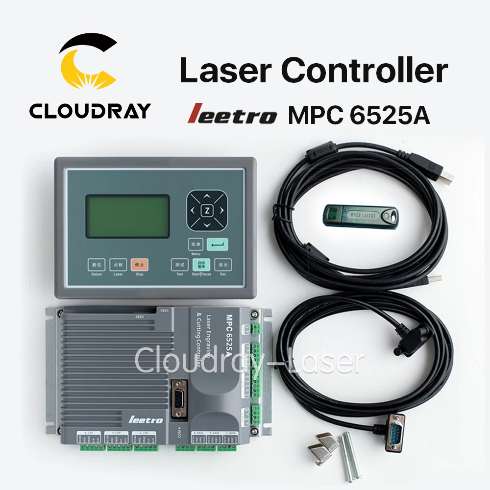 

Cloudray Leetro MPC 6525A Co2 Laser Controller System for Laser Engraving and Cutting Machine