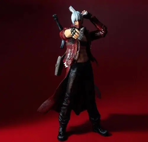 

New Gioca Arts Kai Devil May Cry 3 Dante PVC 10 "statua Action Figure Ctazy Giocattoli Anime Figure Da Collezione Model Toy