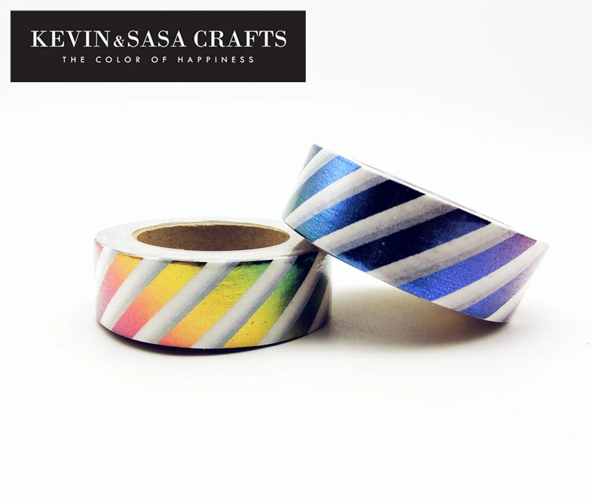 

Washi Tape Colors Foil 1Pc Sell Stationery Decorative Tape Scrapbooking Photo Album School Tools Kawaii Scrapbook Paper