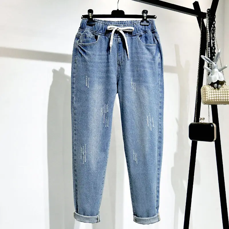 Ripped Jeans For Women Denim Skinny Jeans Washed Hole
