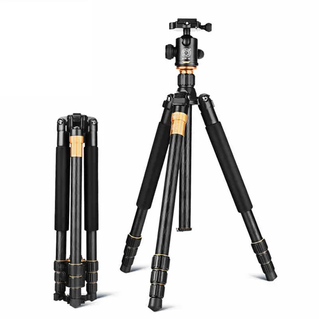 Us 74 27 30 Off Qzsd Q999 Pro Al Mg Elastyczny Statyw Monopod Przenosny Mini Statyw Do Aparatu Slr Dslr Wideo Z Quick Release Plate Pilka Glowy W