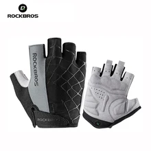 ROCKBROS – gants de vélo demi-doigt, antichocs, respirants, pour vtt