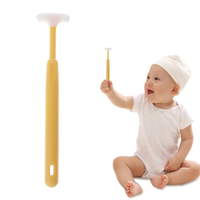 

YAS Baby Tongue Scraper Brush Cleaner Newborn Infant Toddlers Cleaning Nursing Care Oral Hygiene Care