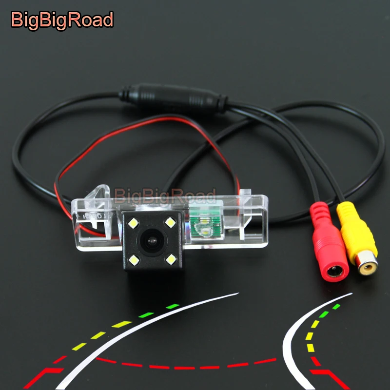 BigBigRoad Car Intelligent Dynamic Trajectory Tracks Rear View Camera For Nissan Pathfinder R51 Hatchback / Note Tone 2003-2013 |