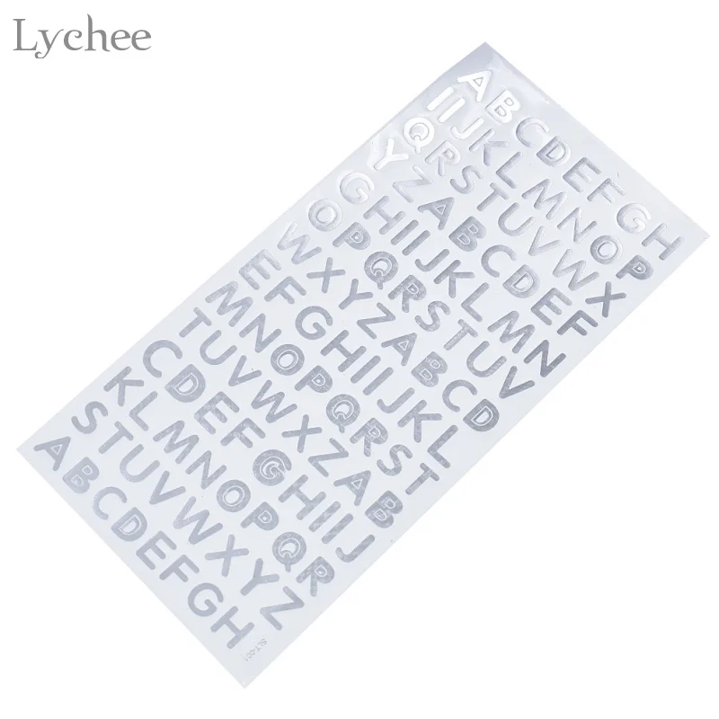 Lychee Life ПВХ наклейка для скрапбукинга рукоделия номер буквы самоклеющаяся s