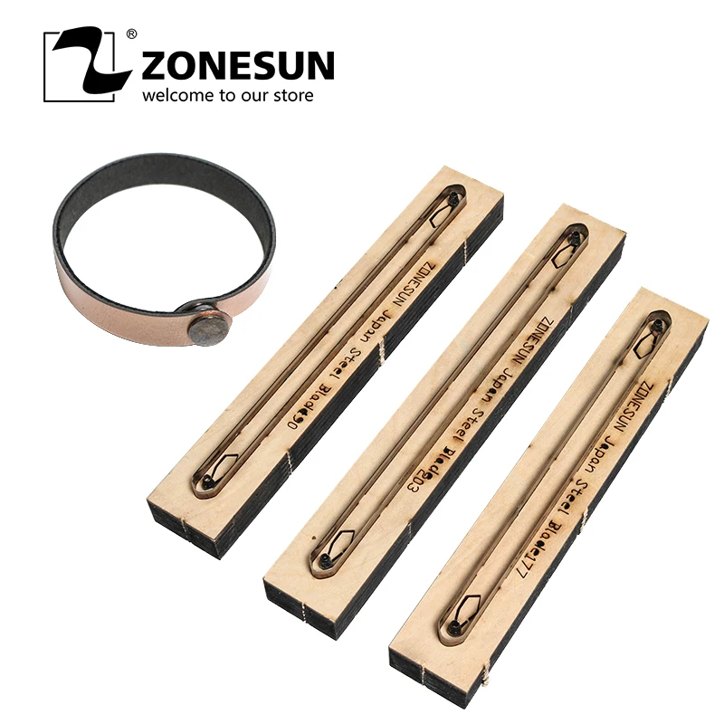 ZONESUN Bracelet Leather Cutting Die Papercraft Paper Art Leather