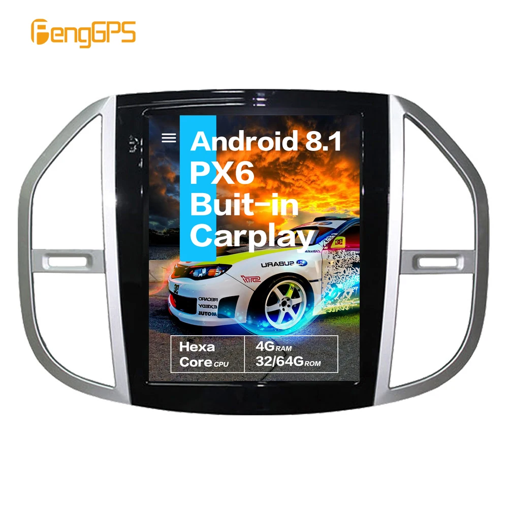 Best Price 12.1''Vertical screen Tesla Android 8.1 4GB RAM voice control Built-in CARPLAY Car Radio For Benz Vito 2016-2018 GPS Navigation Best Price 12.1''Vertical screen Tesla Android 8.1 4GB RAM voice control Built-in CARPLAY Car Radio For Benz Vito 2016-2018 GPS Navigation