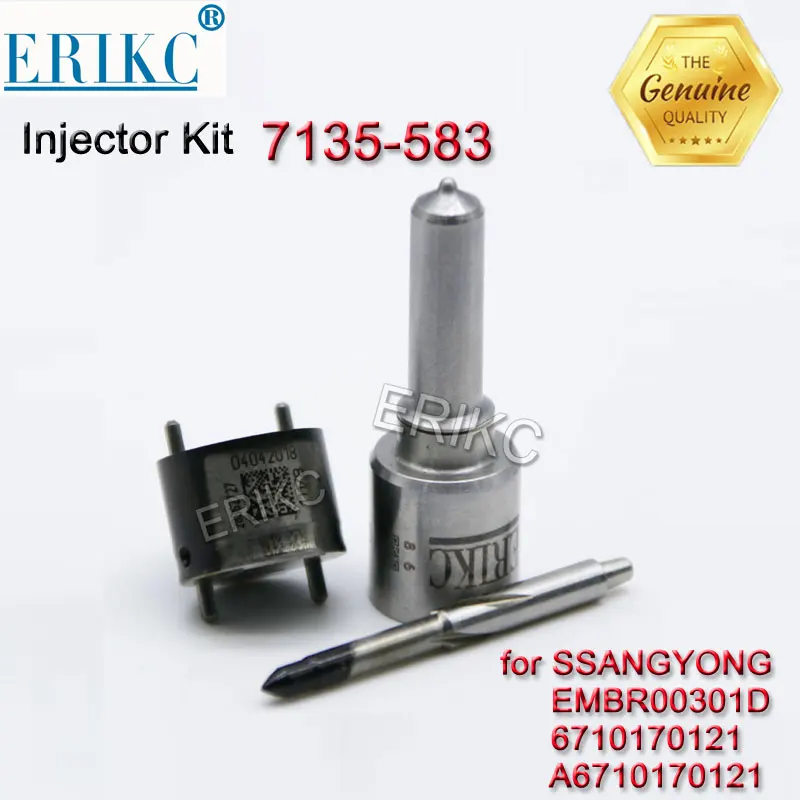 

A6710170121 Kits 7135-583 Diesel Injector Repair Kits Valve 9308-625C Nozzle H374PBD G374 for SSANGYONG EMBR00301D 6710170121