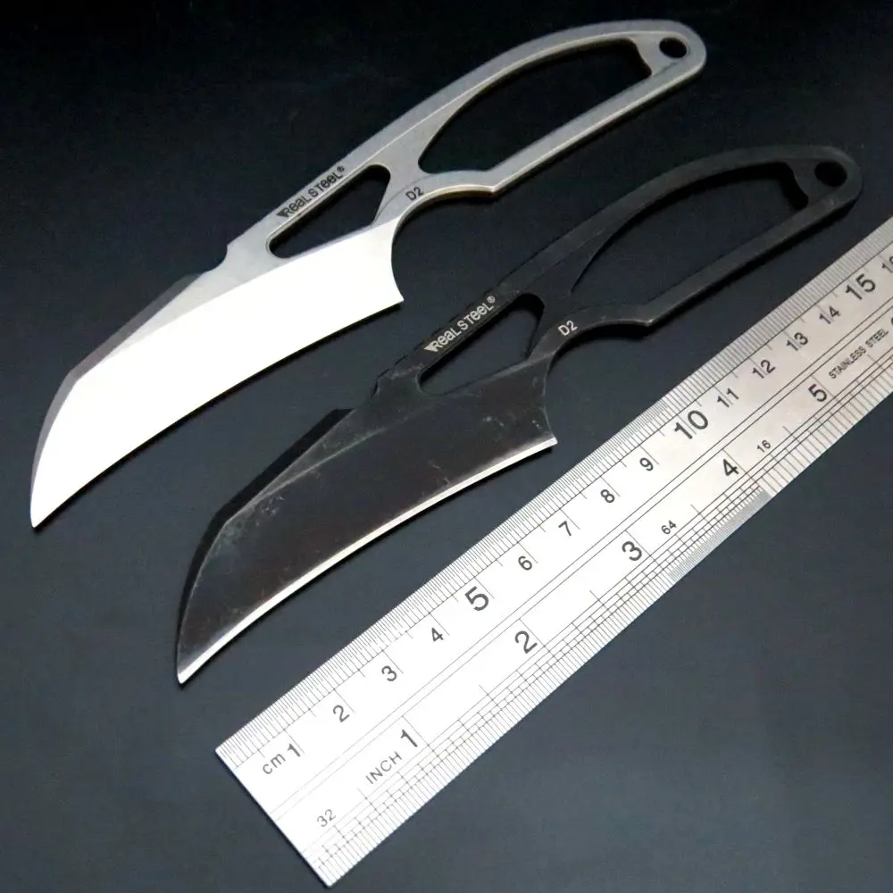 Nueva Llegada de Cuello de hoja Fija cuchillo que acampa táctico caza herramienta Huelga karambit cuchillos D2 hoja al aire libre de herramientas de Bolsillo