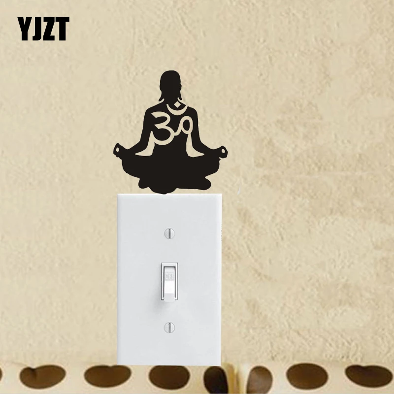 Смешная Виниловая наклейка на стену для йоги Ом Аум|switch sticker|vinyl wallvinyl wall decals |