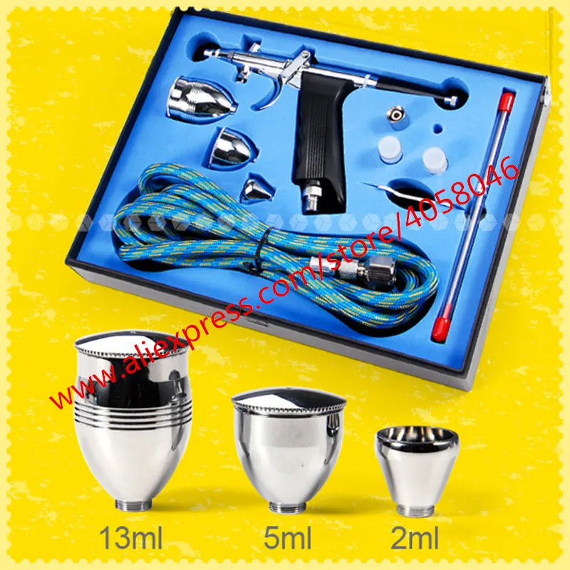 mini Spray Gun Airbrush Dual Action Airbrush Kit Craft Practical Paint
