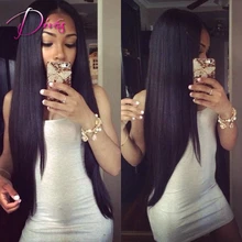 6A font b Brazilian b font Glueless Full Lace Human font b Hair b font Wigs