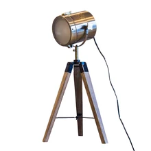 A1 Северо-американская пастырская деревенская в европейском стиле высокого качества модная настольная лампа металлическая древесного сырья фут посадка лампа прожектора