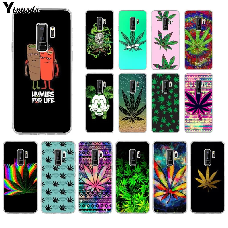 

Yinuoda Abstractionism Art high weed Coque Shell Phone Case for Samsung S9 S9 plus S5 S6 S6edge S6plus S7 S7edge S8 S8plus