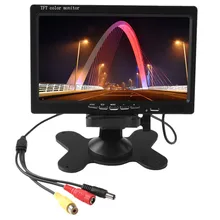 7 дюймов 800×480 HD ЖК-дисплей Экран заднего вида Дисплей резервного копирования Обратный Системы Мониторы Поддержка SD для автомобиля/склад
