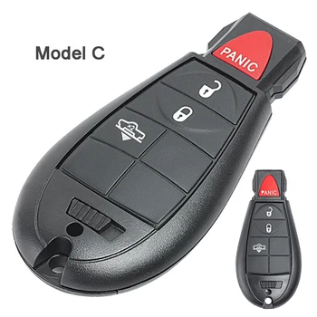 Keyforkess 433MHz PCF7961A / 4A Chip GQ4-53T 2 1/ 3 1 4 5 BTN telecomando Fobik Fob per Jeep Cherokee Dodge RAM 1500 2500 3500 4500 - KEYECU 433MHz PCF7961A 4A Chip GQ4 53T 2 1 3 1 4 5 BTN telecomando