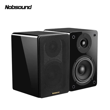 

Nobsound NS-1800 Wood 60W 1 Pair 4 inches Woofer Bookshelf Speakers 2.0 HiFi Column Sound Home Professional speaker