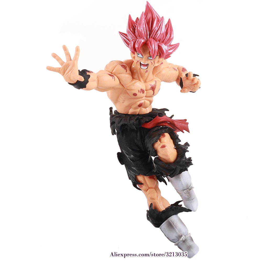 Экшн-фигурка Аниме D B Z Super Saiyan Goku Brinquedos Black Son Red фигурки с волосами коллекционные