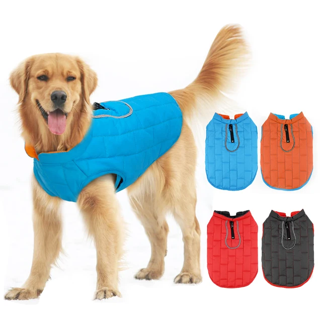 Buy Large Dog Jacket Waterproof Pet Clothes Warm Dog