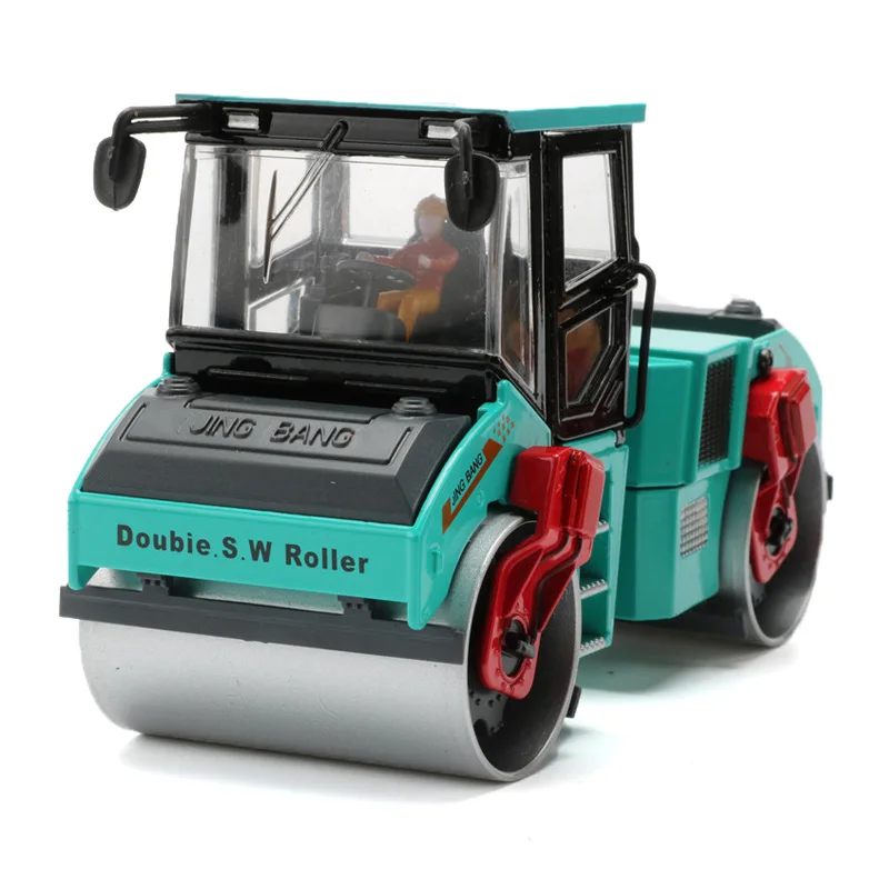 

JINGBANG 1:50 Roller Truck Toy Simulation Alloy Road Roller Models Trucks Construction Vehicles Kids Toys