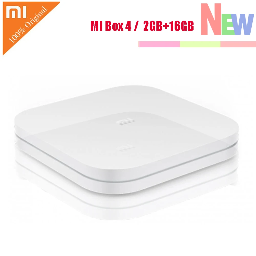 Xiaomi Mi коробка 4 Android 6,0 Amlogic CortexA53 4 ядра 64bit 2GB8GB К HDR ТВ коробка DTSHD 2.4g WIFI HDMI китайская версия США PLUG