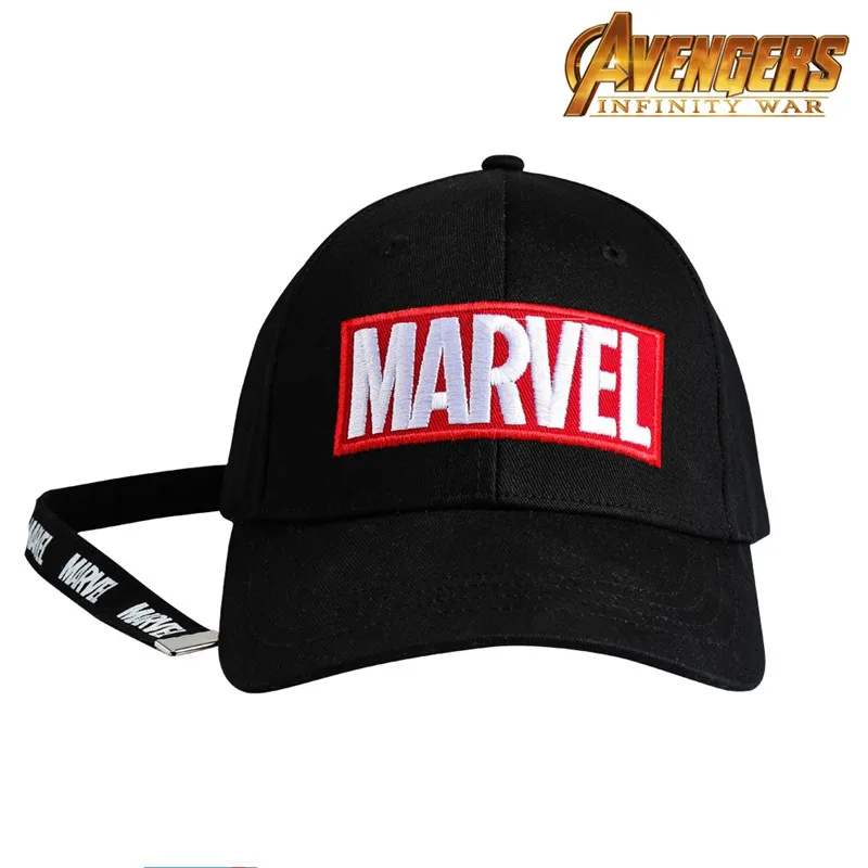 

Avengers: Endgame Cosplay Marvel Embroidered Pattern Hat with Ribbon Baseball Caps Sun Hats Adjustable Trucker Hat Snapback Hats