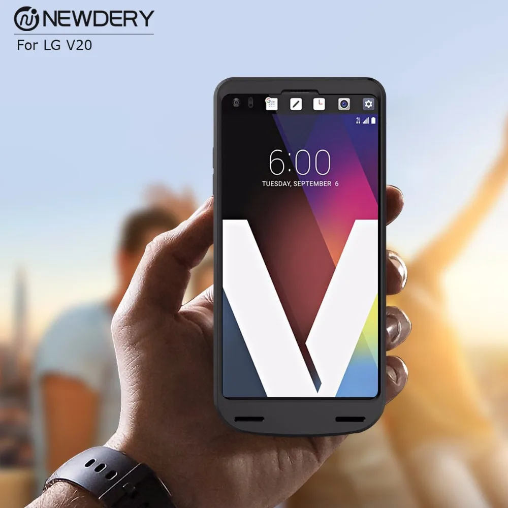 Высококачественный портативный зарядный чехол для LG V20 тонкий с зарядным
