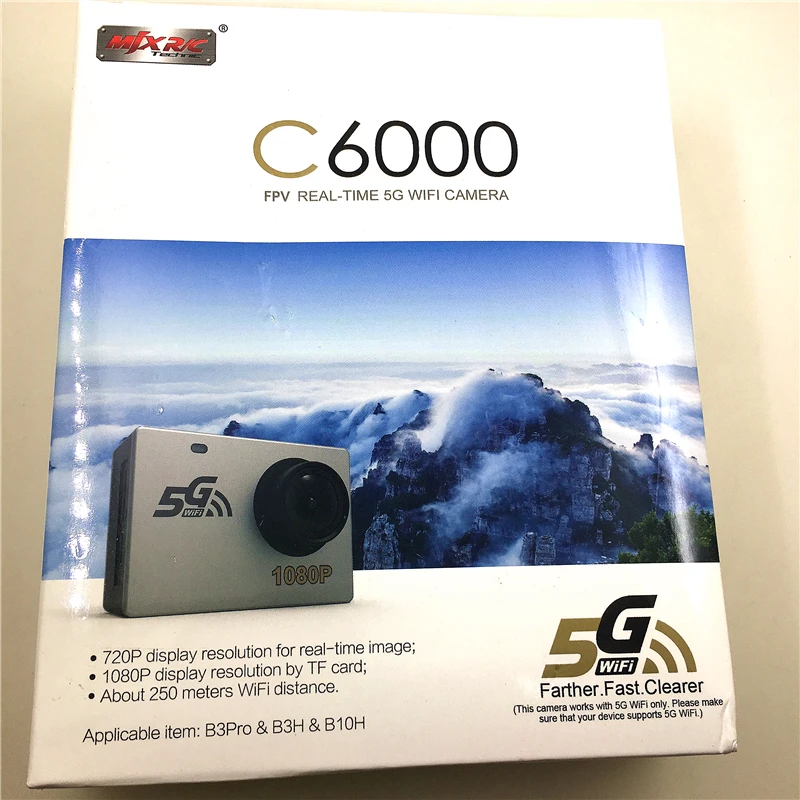 

MJX R/C Technic C6000 Camera 5G 1080P WiFi Sport Camera Highly Integrated Camera for MJX Bugs B3PRO B3H B3PRO B10 D30 B10H