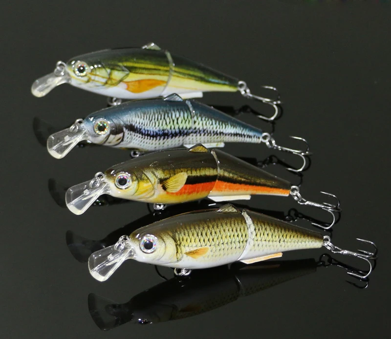 

Metal Jointed Minnow Fishing Lure 10cm 14g 2 Sections Swimbait Hard Bait Vibration Fish Bait Fishing Tackle