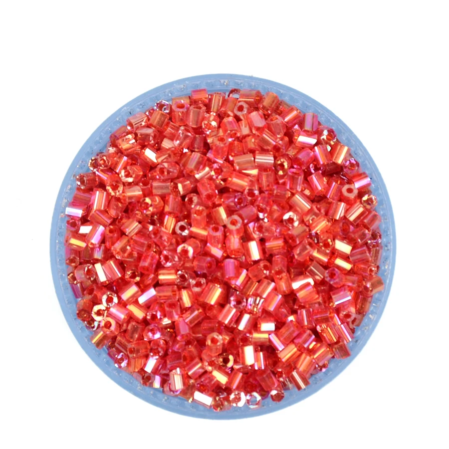  2MM 110 AB Color H Shape Round Hole Czech Seed Glass Beads Charms Kralen Beads For Jewelry Making Kids DIY Bracelet Necklace (8)