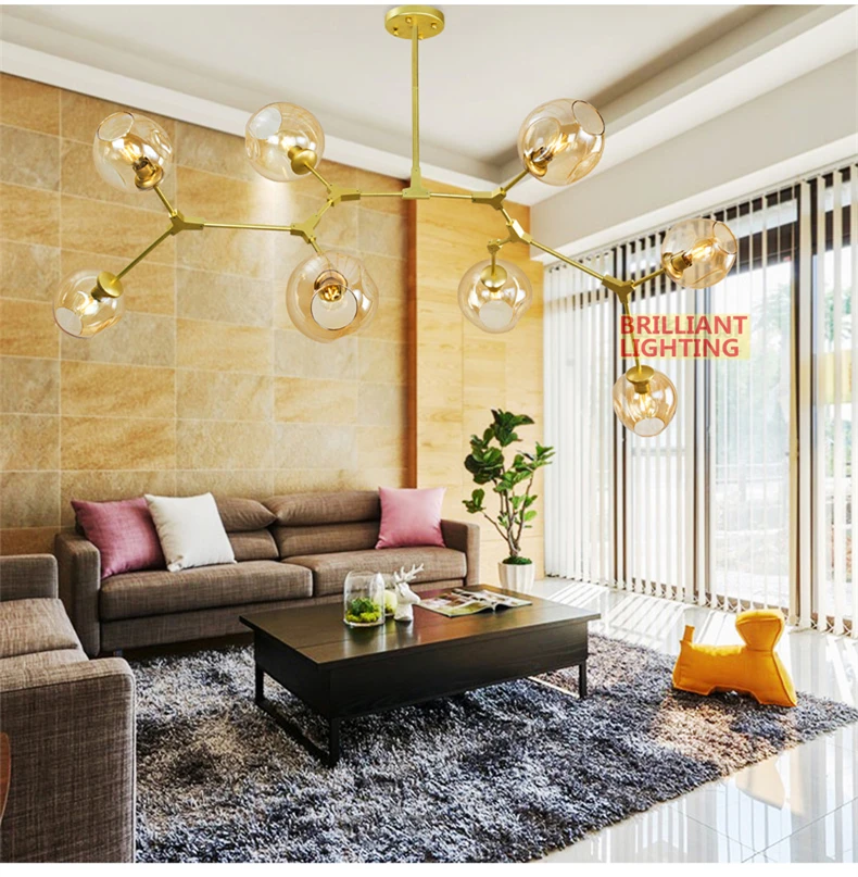 Art Deco Chandelier Lighting Fixtures For Living Dining Room Lustre Led Luminaria Chandeliers 4
