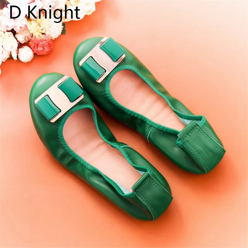 New Spring Summer Slip On Flat Shoes Women Comfortable Gennuine Leather Ballet Shoes Female Casual Flats Woman Loafers Big Size (11)