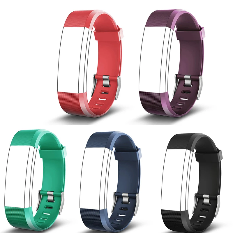 

Hembeer ID115HR PLUS Smart Bracelet Smart Band Strap Replacement Watchbands Silicone BELT 5 Colors Accessories Smartband