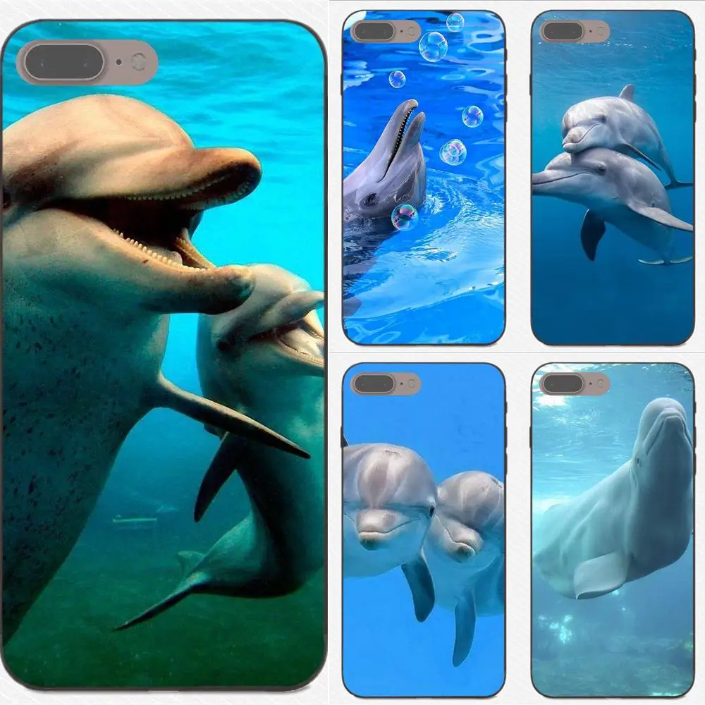 

Soft Cover Case For Galaxy C5 C7 J1 J2 J3 J330 J5 J6 J7 J730 2017 Ace Core Duo Max Mini Plus Prime Pro Cute Animal Dolphin