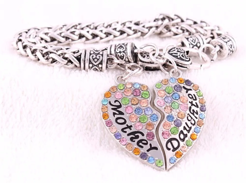 mother and daughter charm bracelets