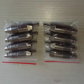 

8 pcs screw style poultry nipple drinker water chicken bird quail rabbit stainless steel