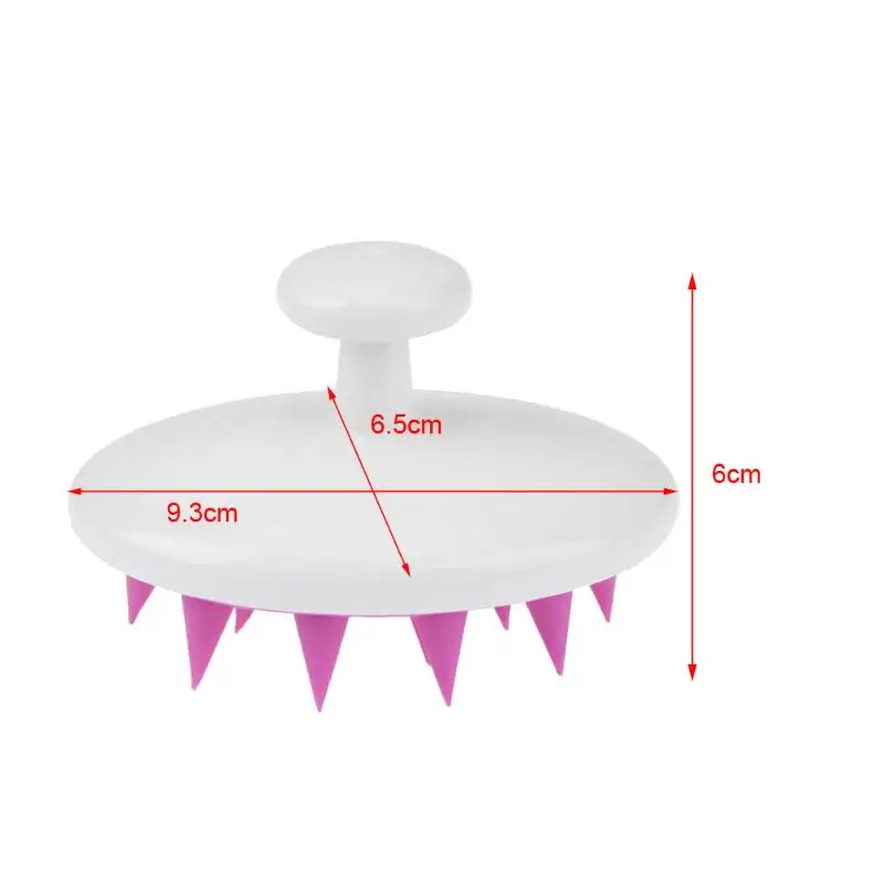 1 шт. Уход за волосами силиконовая расческа для мытья волос шампунь для массажа кожи головы круглая душевая расческа противоскользящая