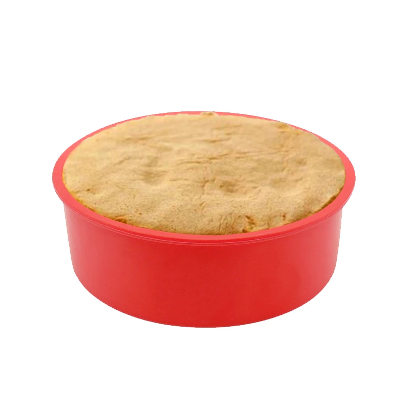 

Cake Tool Silicone Cake Mold Baking Tray Mold Silicone Round Cake Bakeware 1Pcs