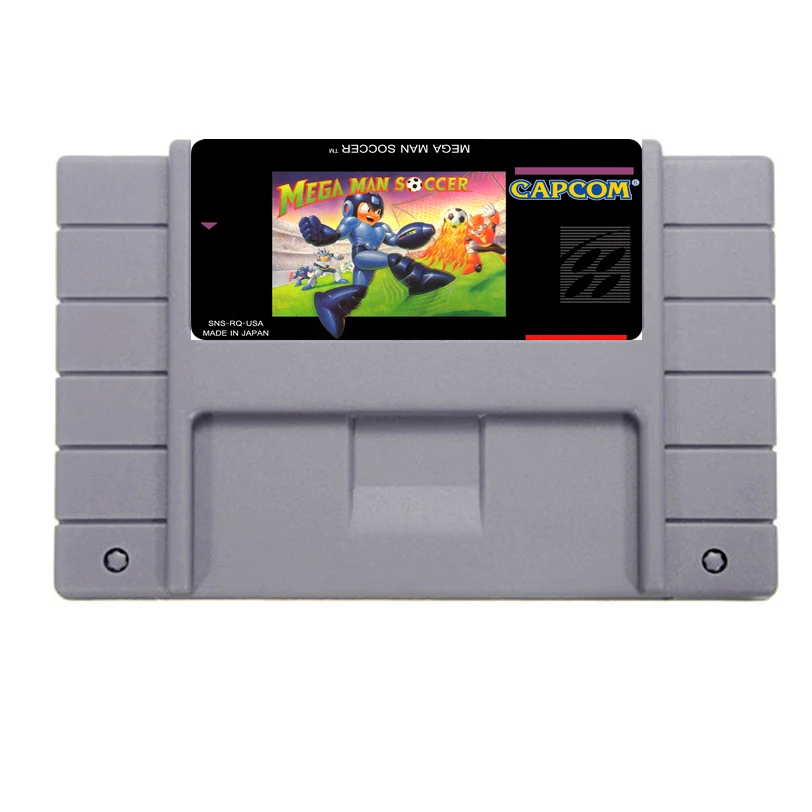 

Hot Selling 16bit 46pin Super Game Card - MEGA MAN SOCCER