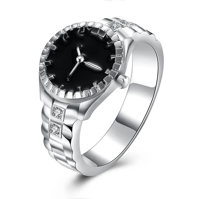 Atreus Silver Color Wedding Bands Watch Ring Casual Men And Women Atreus Silver Color Wedding Bands Watch Ring Casual Men And Women Jewelry Cool Sporty Costume