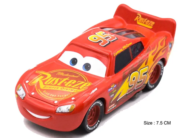 1:55 из металлического сплава disney Pixar Cars 2 3 Lightning McQueen HTB The Kings Ramirez Dinoco Jackson Mack Uncle Truck игрушка автомобиль подарки