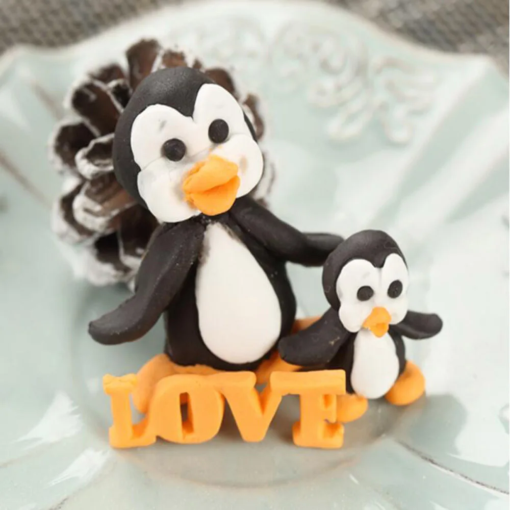 

3D Penguin Shape Silicone Mold Cake Decorating Tool Chocolate Mold Fondant Candy Mold Soap Tool