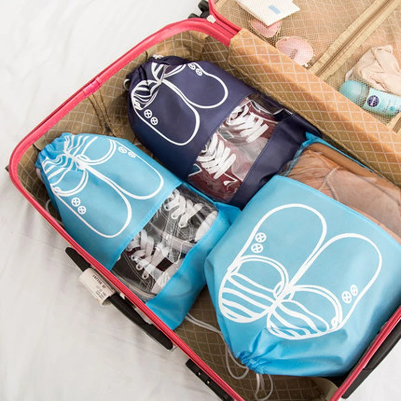 2 حجم للماء حقيبة أحذية حقيبة سفر الرباط حقيبة التخزين M/L