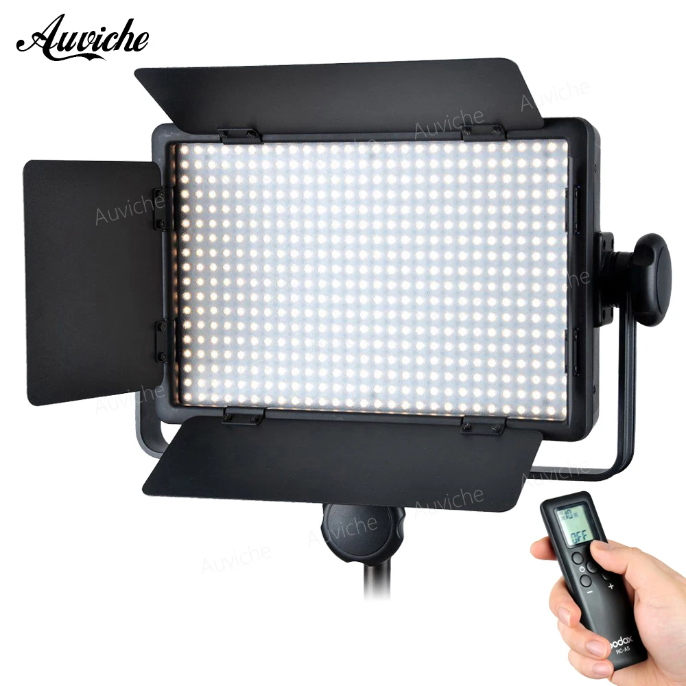 

Godox LED500C Bi-color 3300-5600k Studio LED Video Light Fill light Photo LED Light with Remote Control for Studio Video