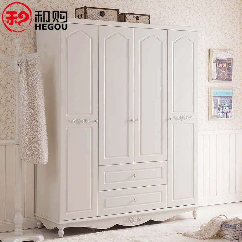 And Furniture Bedroom Wardrobe White Wooden Past And Furniture Bedroom Wardrobe White Wooden Past Wood Closet Four Children Hg082